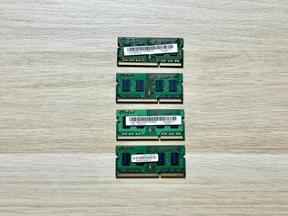 RAM Samsung 8GB DDR3 PC3 10600S 09 11 B2 (4x2GB) – sprawna, testowana