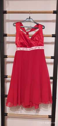 Sukienka czerwona rozmiar 40.