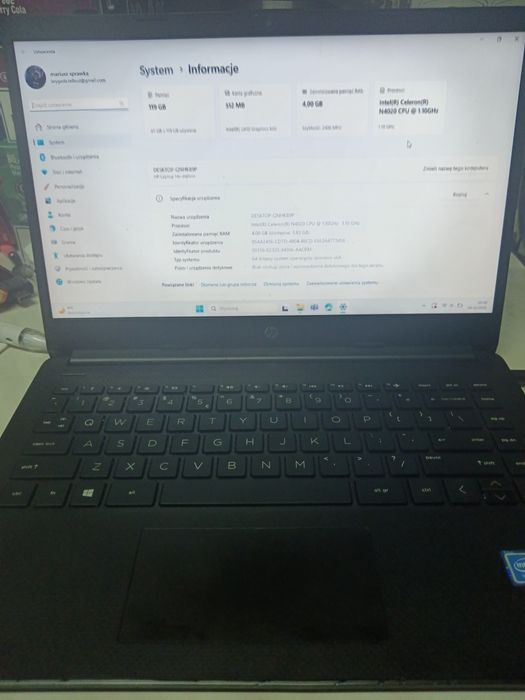 Laptop notebook hp