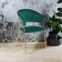 Krzesło K4-Fx zielone welurowe tapicerowane furnitex