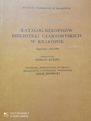 Katalog rękopisów Biblioteki Czartoryskich w Krakowie Sygnat 1682.2000