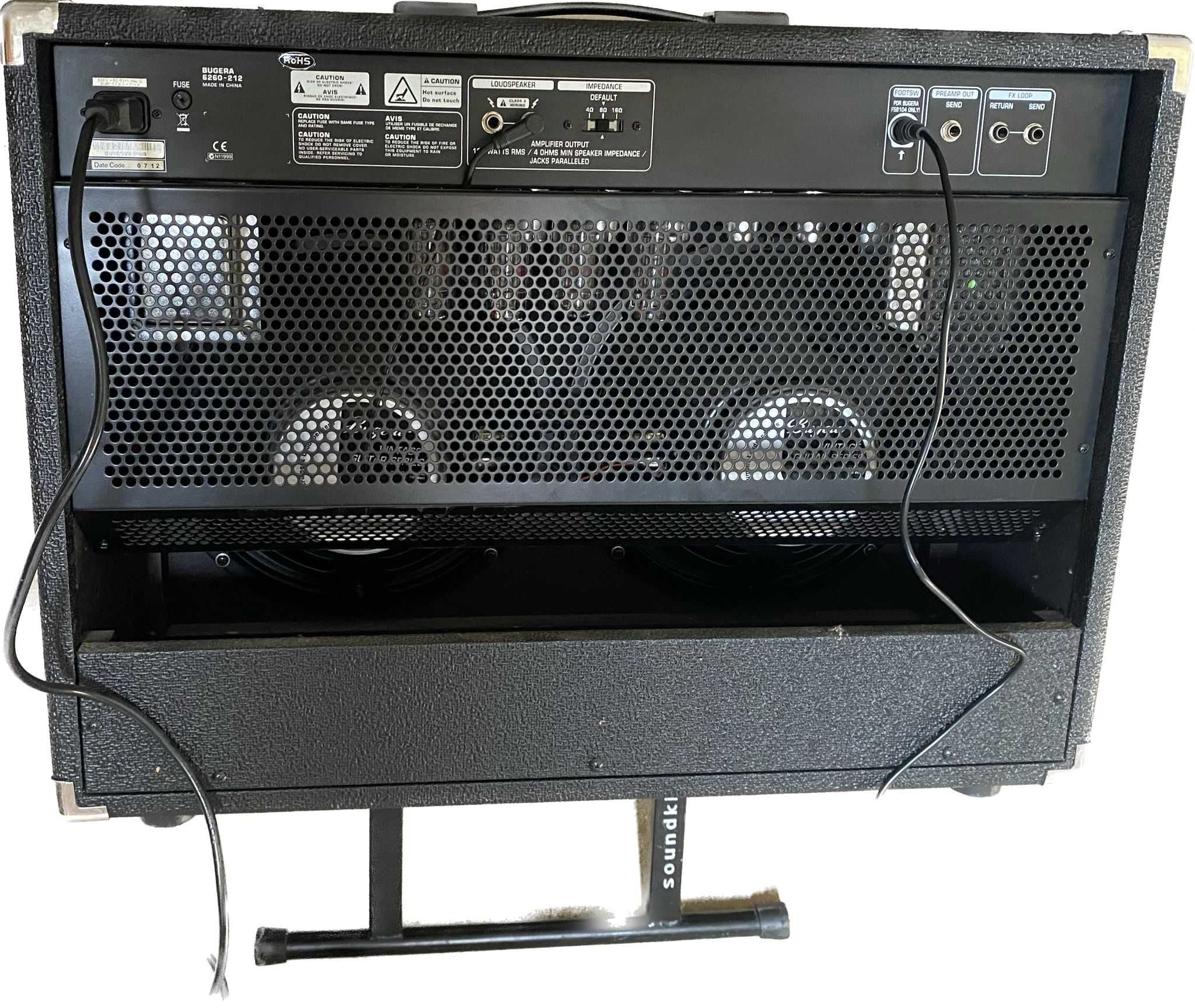 NOVO - Bugera - 6260-2x12 - 120W Guitar combo amplificador a valvulas