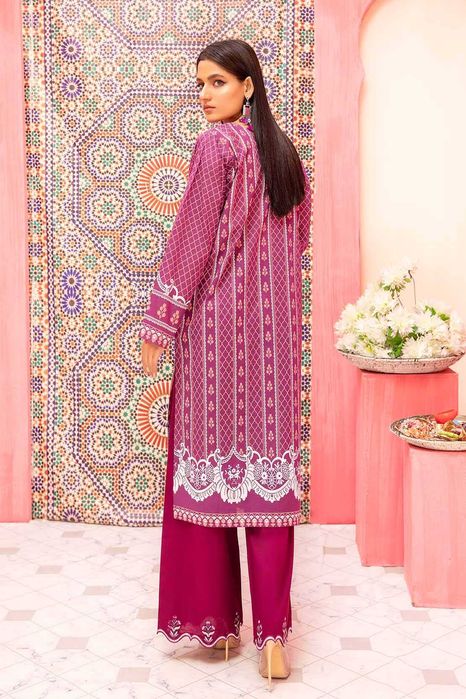 Nowa tunika indyjska S 36 M 38 fioletowa zdobiona bawełna fiolet retro