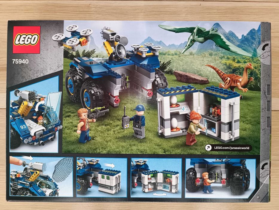 LEGO Jurassic World 75940 - Gallimim i pteranodon - NOWY -