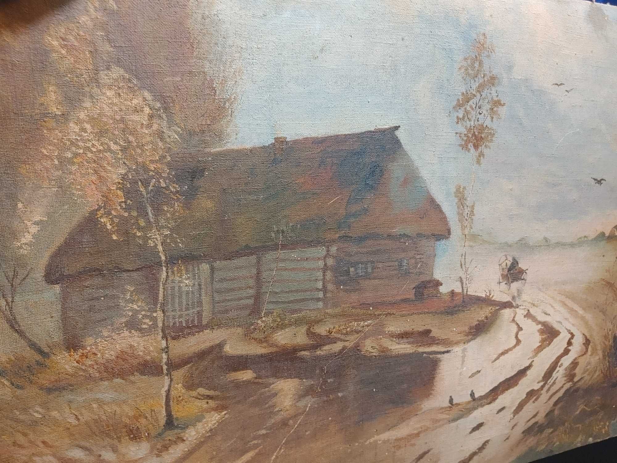Stary obraz olejny