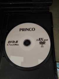 Dvd-r com caixa preta 50cent