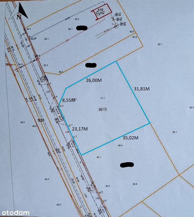 Działka budowlana w Słońsku