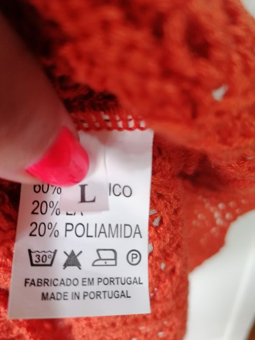 Vestido cor de laranja Ruga