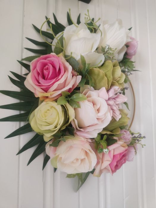 Dekoracja wianek na zawieszenie stroik