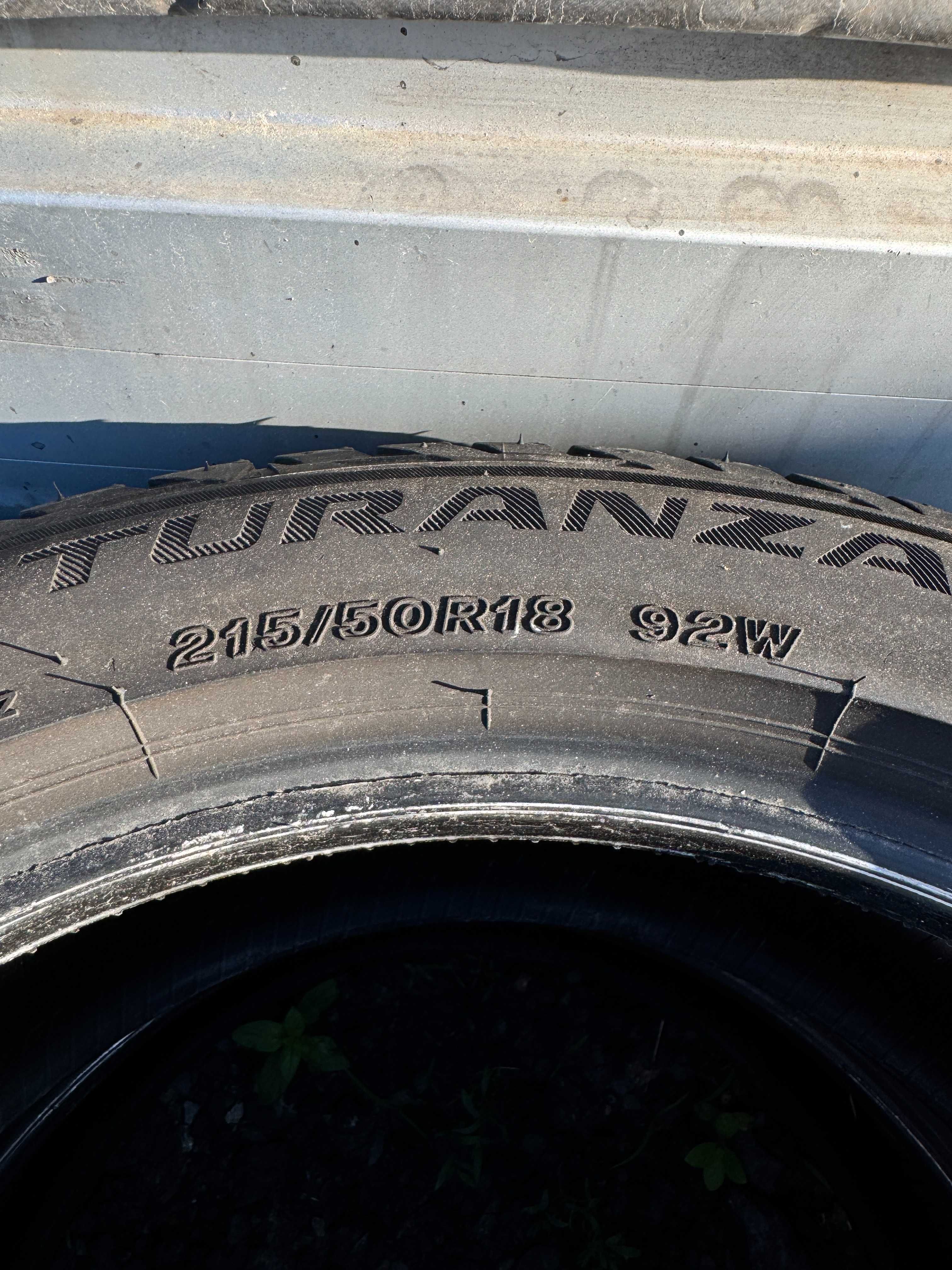 WYSYŁKA 2 Opony Letnie 215 50 R18 Bridgestone Turanza T001. 2022r.