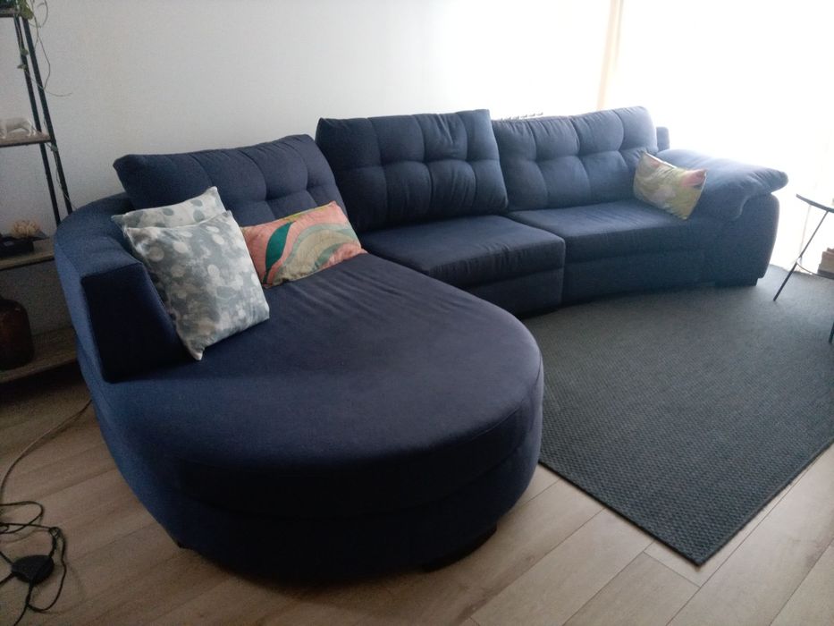 Sofá modular tecido