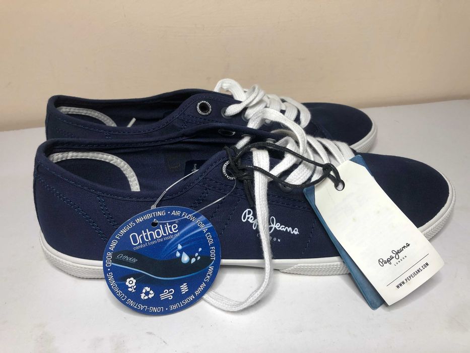 2634 Trampki męskie PEPE JEANS Granatowe Ortholite 41