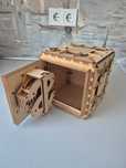 Ugears конструктор зібраний сейф, стімпанк годинник