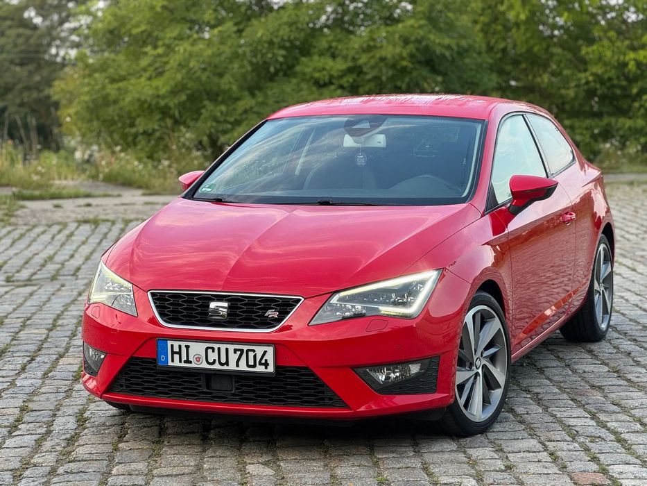 Seat Leon FR SC 2.0 TDI 184KM DSG 1 właściciel Bezwypadkowy Full Led Skóra PDC
