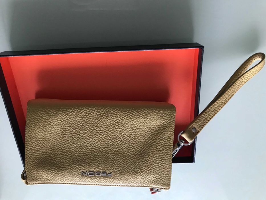 Женский клатч-кошелек(сумка), кожа, FEDON