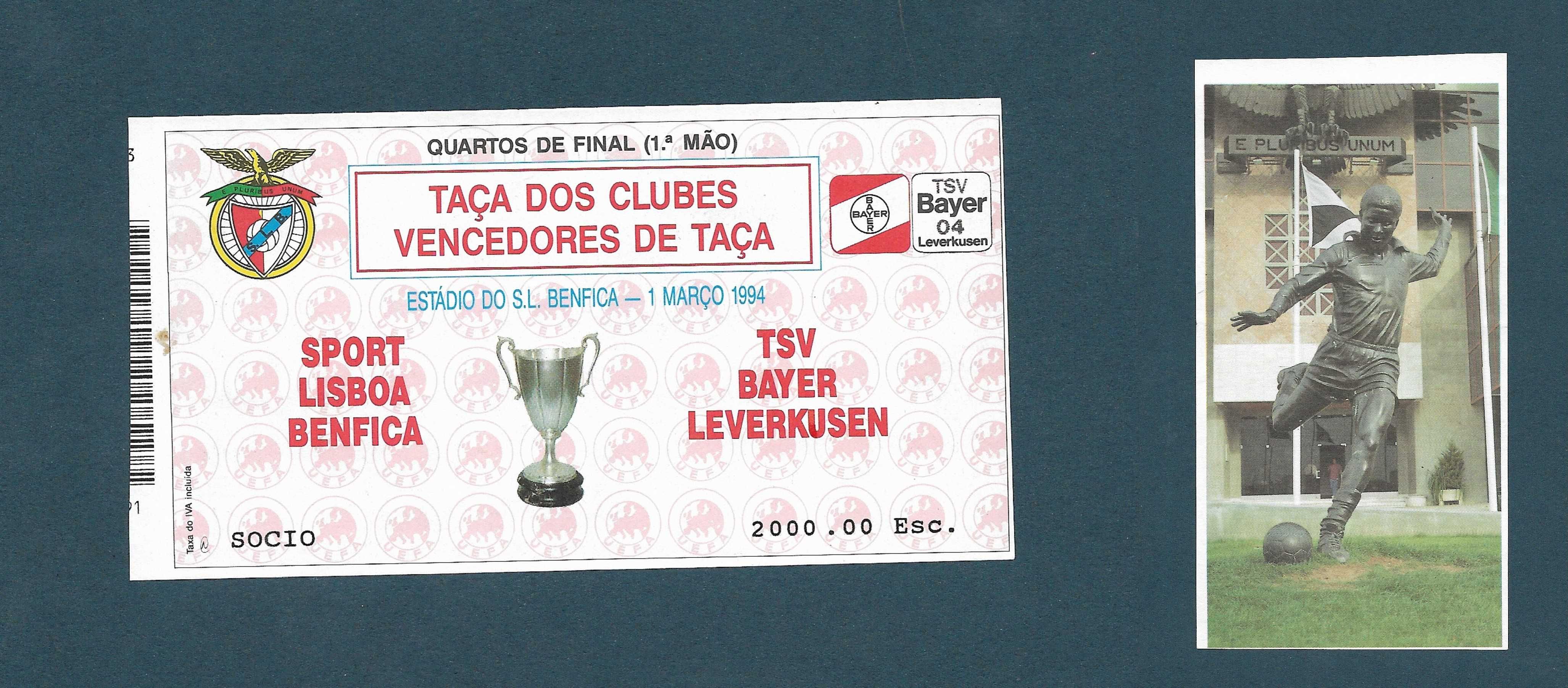 Bilhetes futebol BENFICA