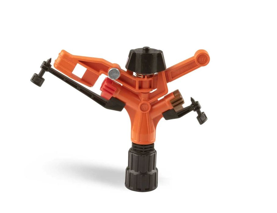 Zraszacz polowy S16  pełnoobrotowy dwudyszowy 3/4" lub 1"