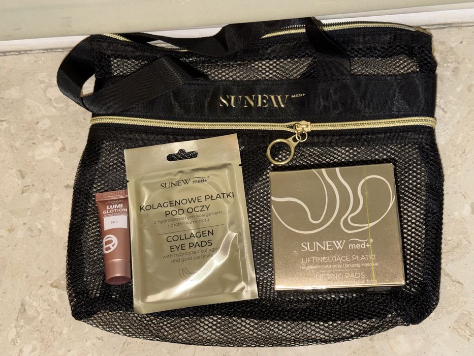 Sunew Med+ zestaw 2x płatki pod oczy + gratis rozświetlacz