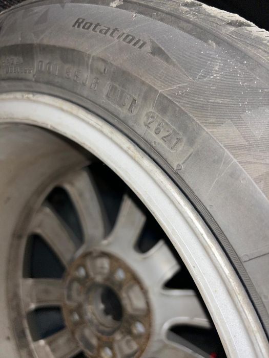 Комплект дисків  на зимовій гумі!