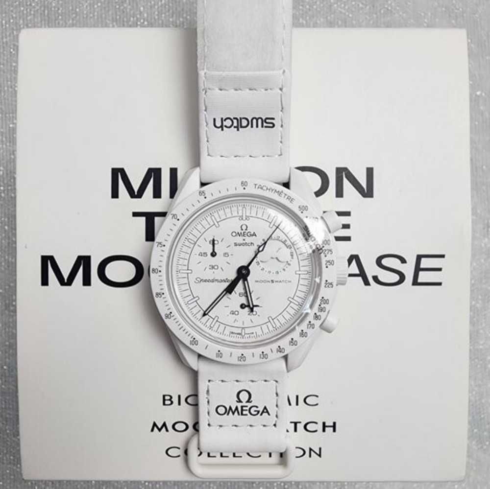 Kosmiczny Zegarek Omega x Swatch Snoopy SO33W700