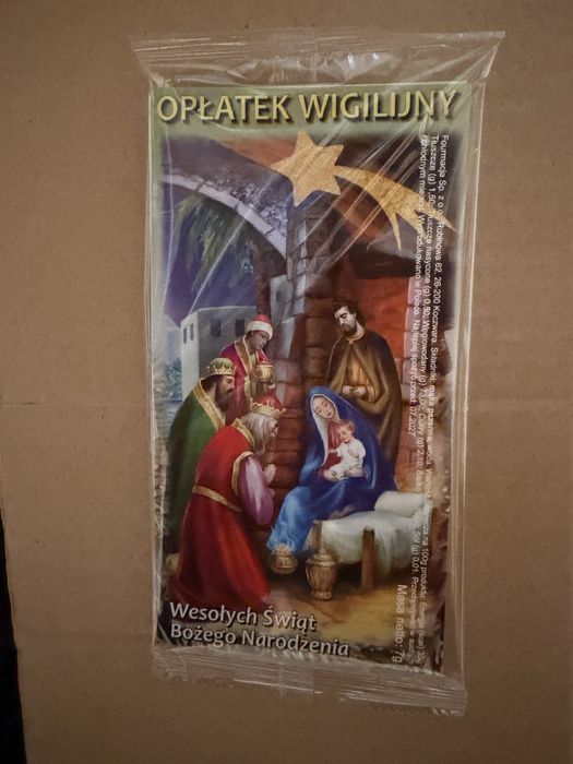 Opłatki wigilijne świąteczne małe duże