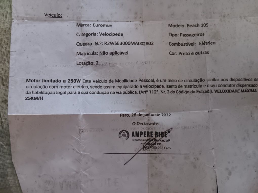 Vendo por 800€/ ou troco por motorizada 50cc a meu gosto