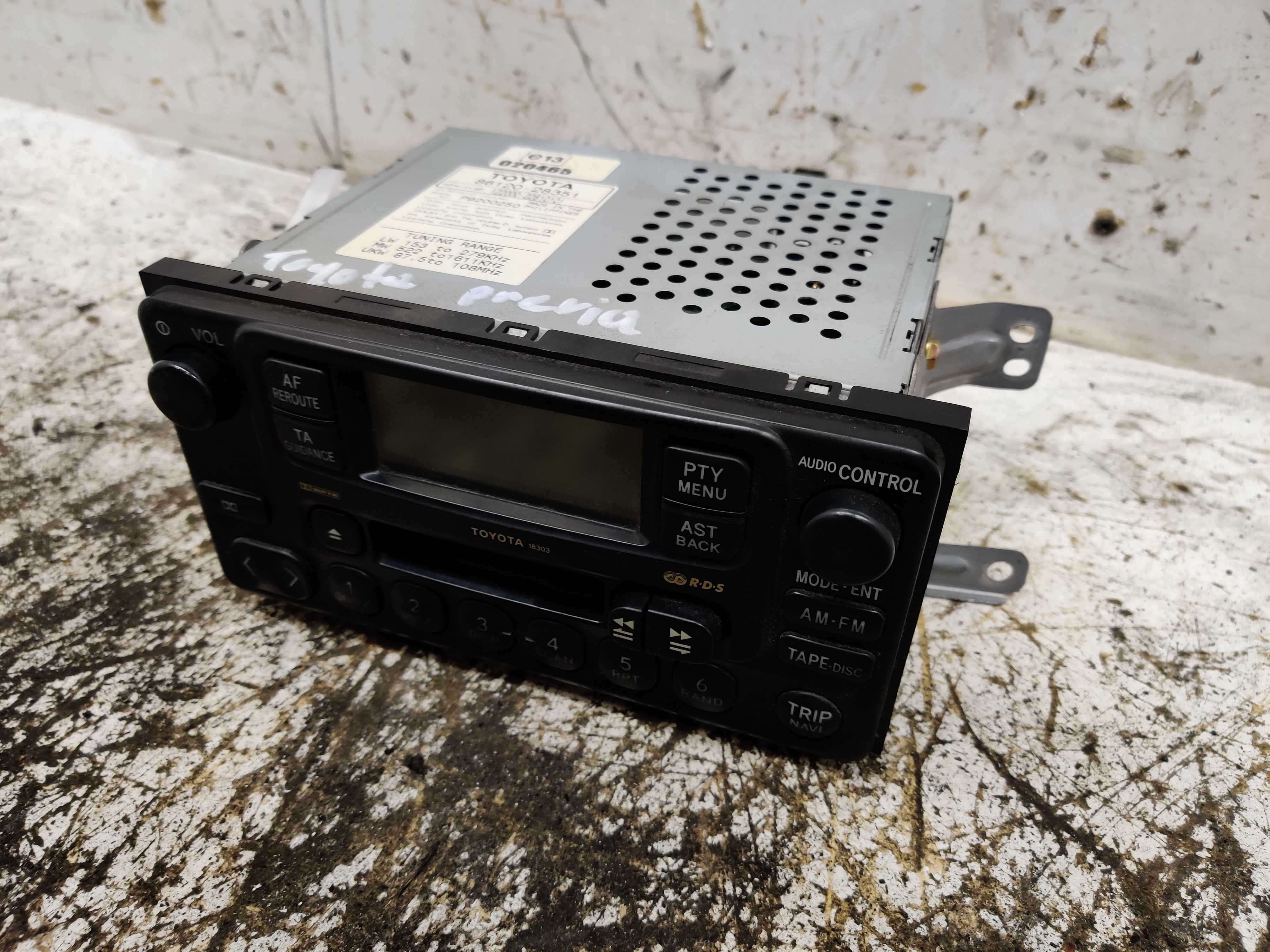 Toyota Previa II Radio Kaseta Odtwarzacz