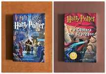 LIVRO Harry Potter [8€ cada] Pedra Filosofal Câmara Segredos Rowling