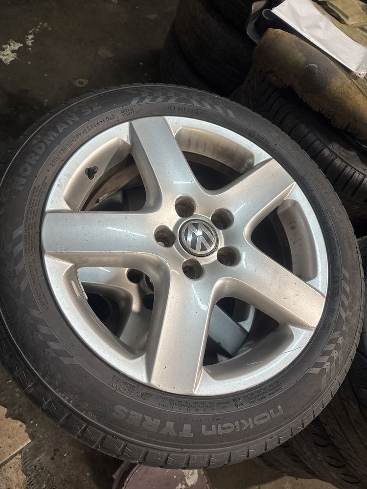 Koła felfi opony vw sharan galaxy alhambra oem 17” 5x112