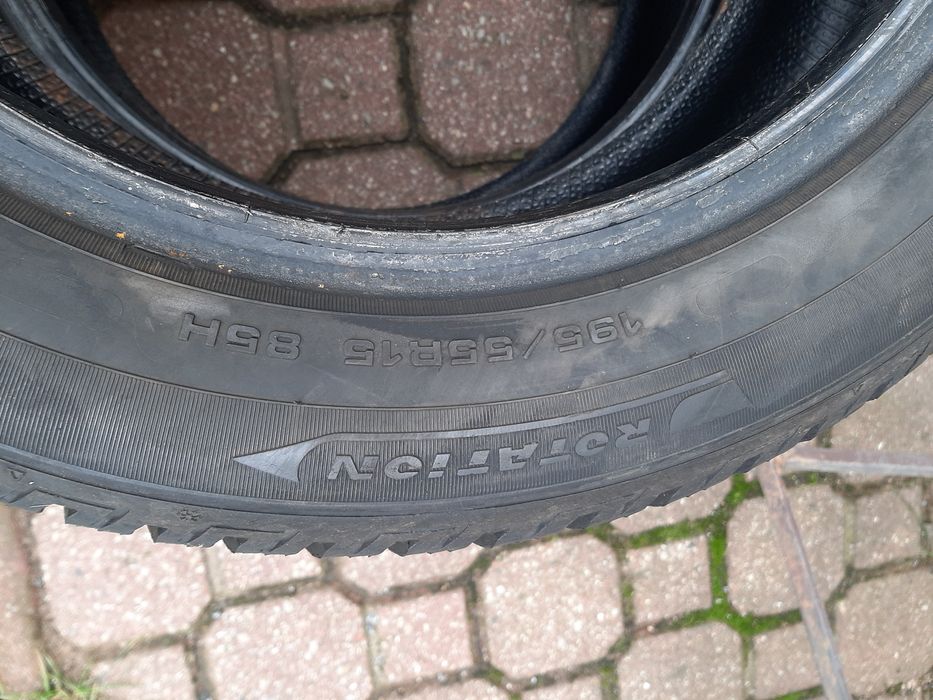 2x Opony zimowe 195/55R15 Fulda KristallControl HP2 / 6.5mm
