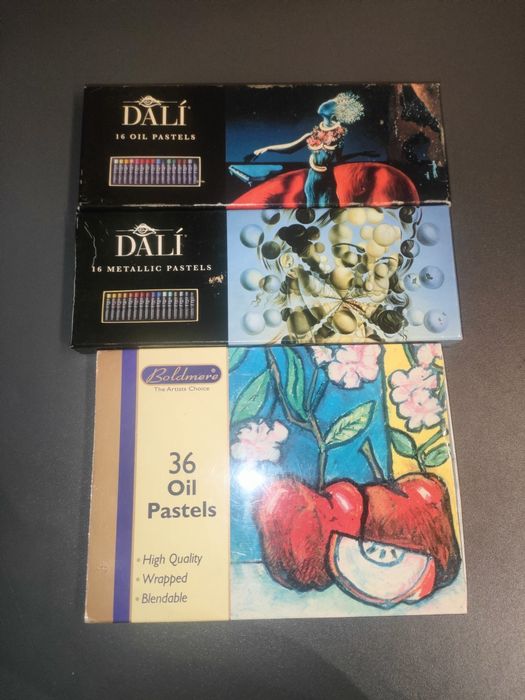 Zestaw pasteli olejnych i metalicznych