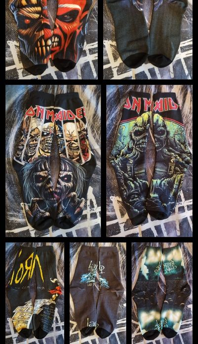 Meias de Bandas Rock Metal