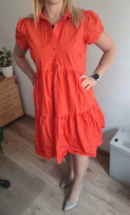 sukienka bawełniana rozm. XL firmy Reserved