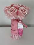 Świeczka zapachowa bukiet róże candle pink