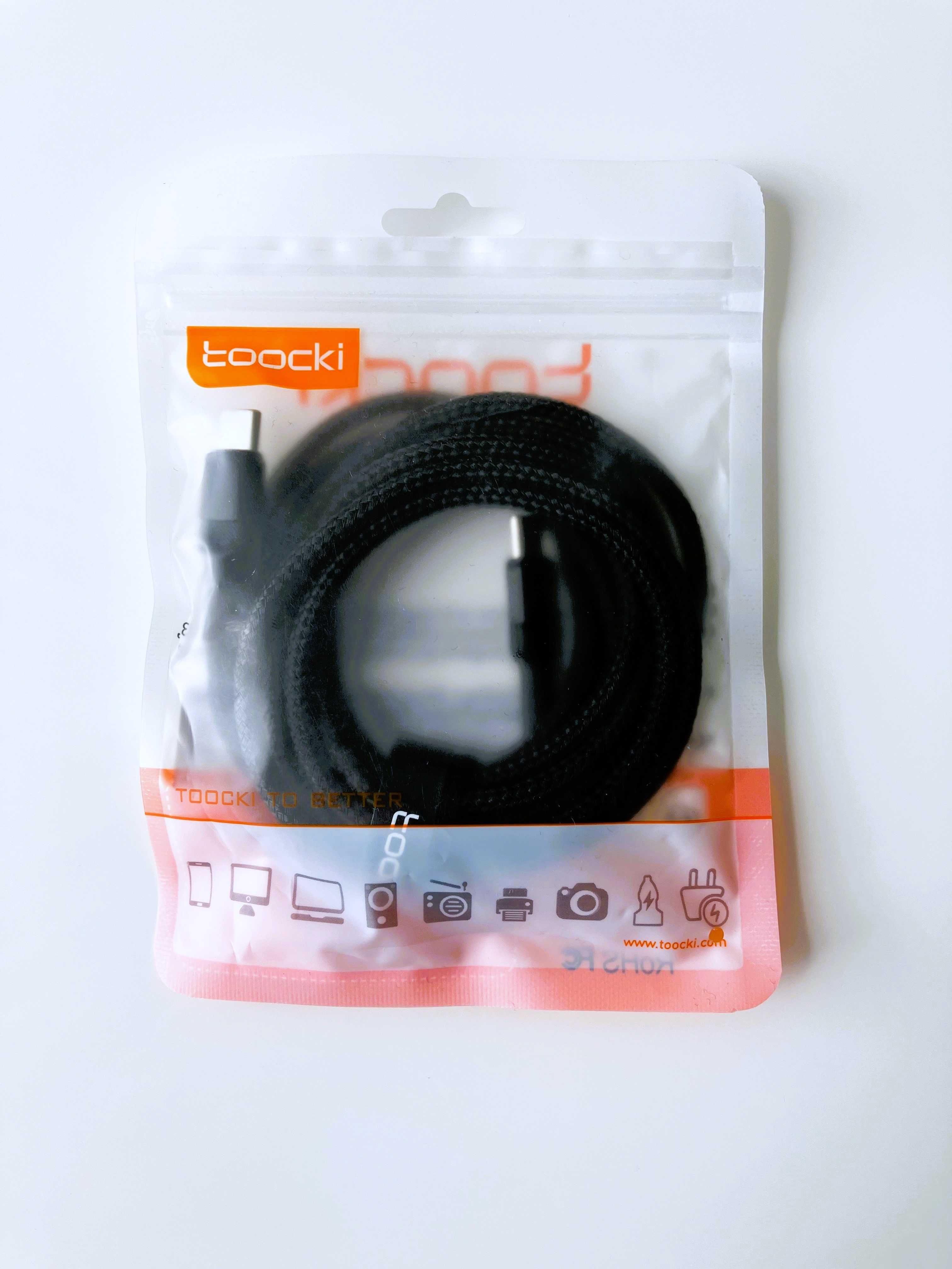 Kabel USB C 100W 2 metry ładowarka szybkie ładowanie oplot wzmacniany!