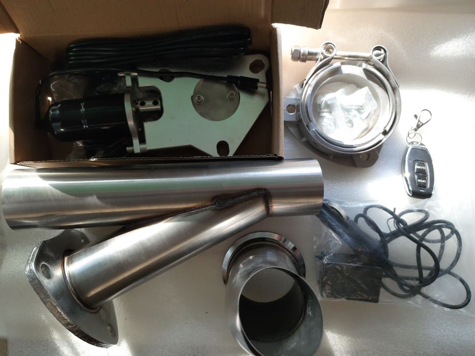 Заслонка выхлопной системы(V-pipe) с электроприводом 2"(51мм) Прямоток