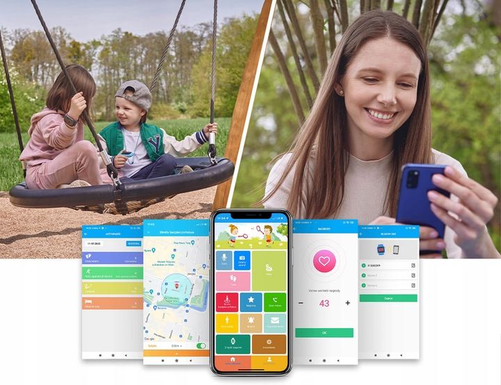 Smartwatch Zegarek Dla Dzieci Forever Gps Wifi 4 Kids Look Me Kw-510 R