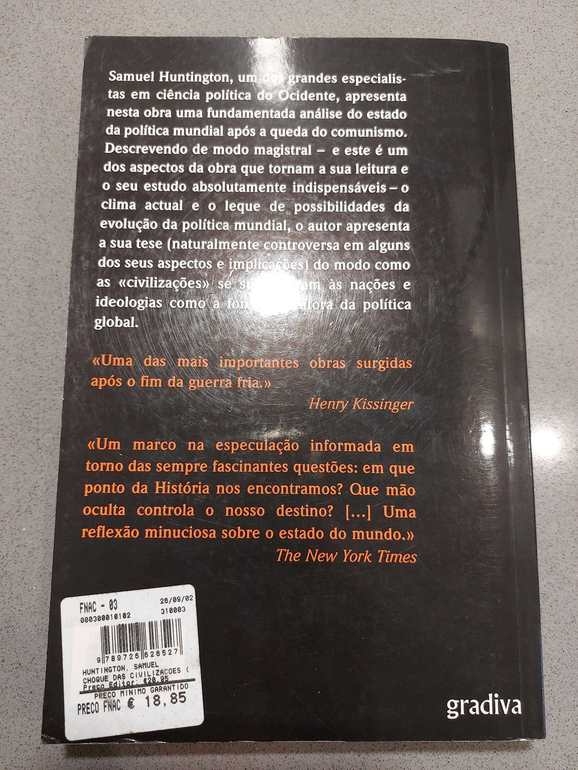 Samuel P. Huntington - O Choque das Civilizações (PORTES GRATIS)