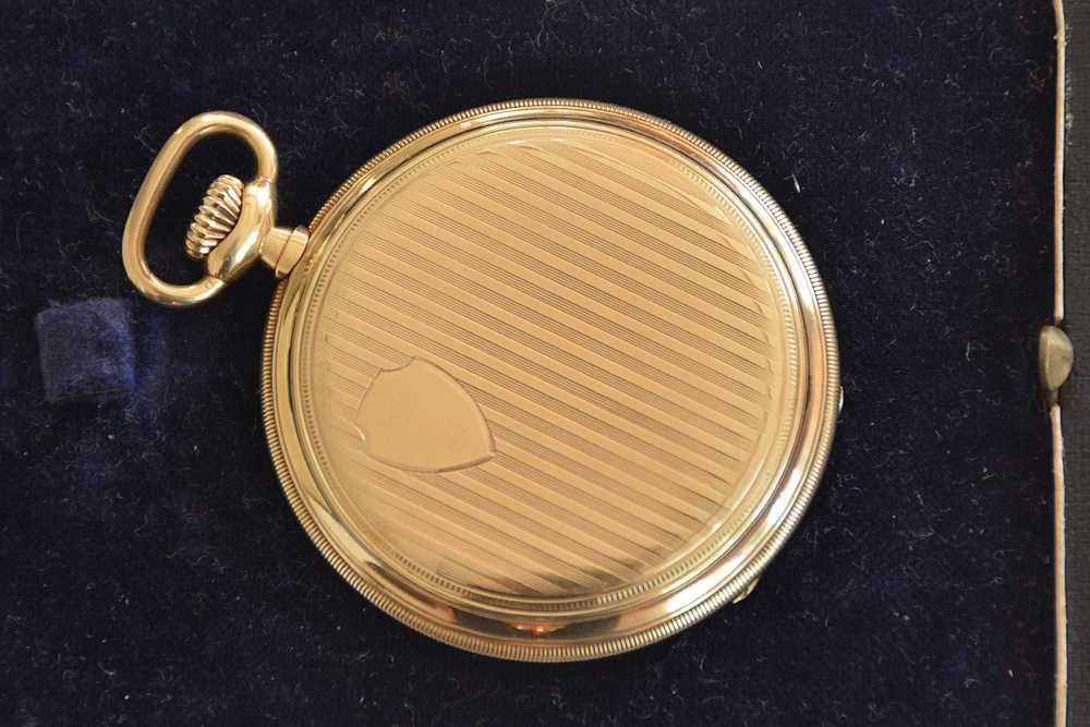Longines. Złoty zegarek kieszonkowy. Lwów.