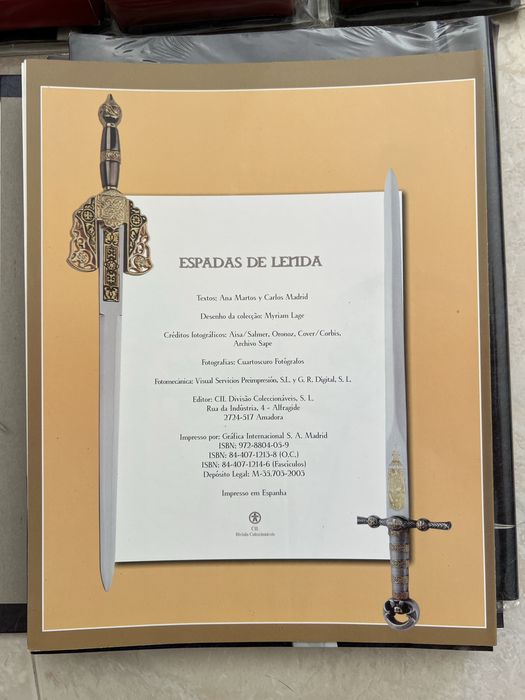 Coleção espadas de lenda