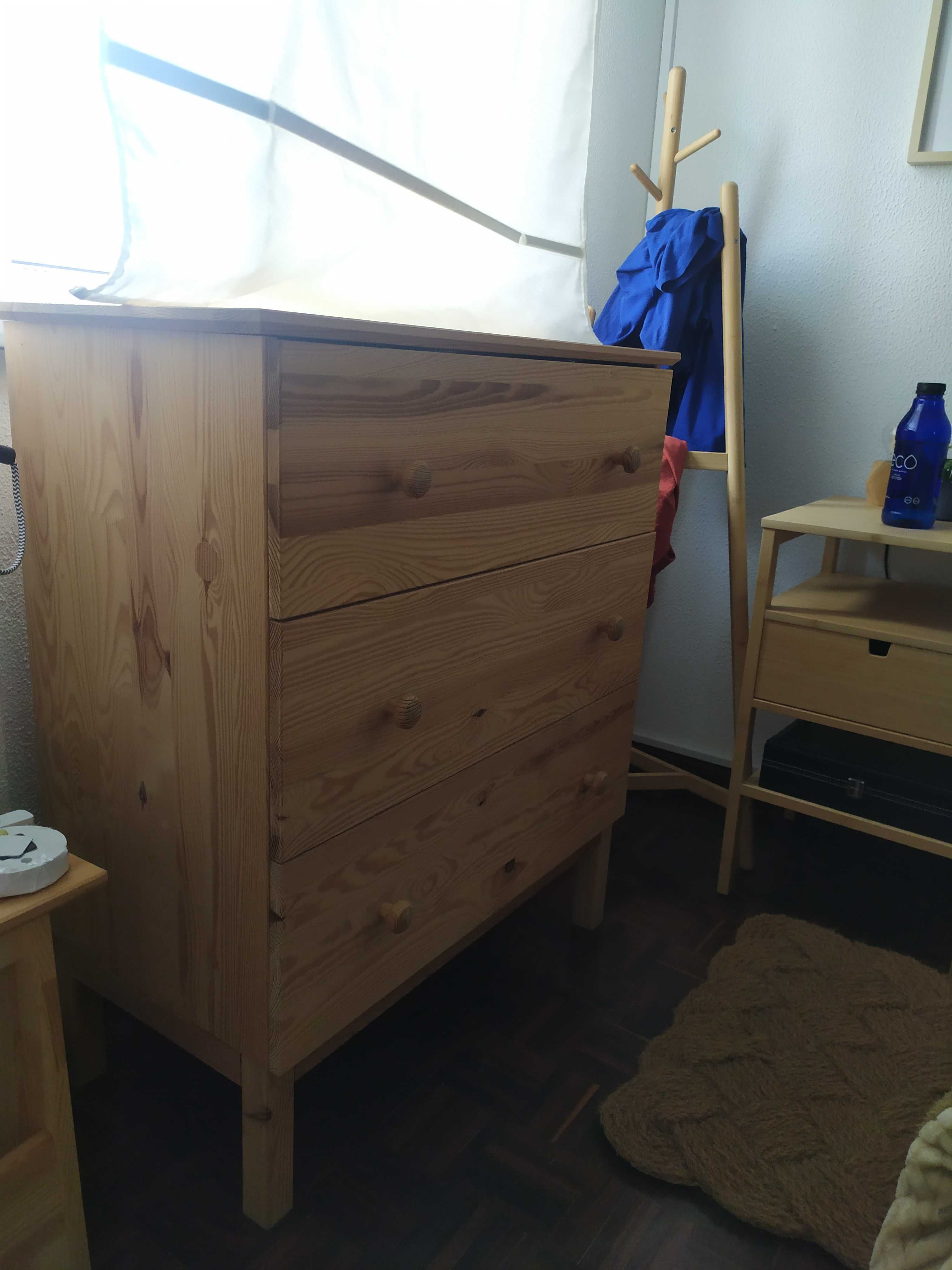 Comoda IKEA - madeira maciça pinho - descontinuada rara