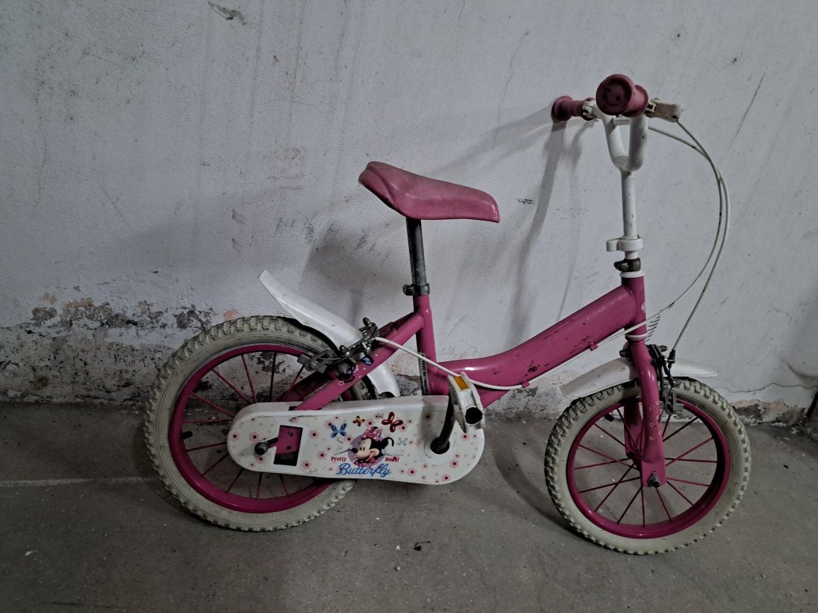 Bicicleta de criança menina roda 14