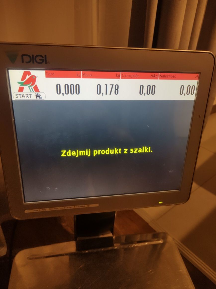 Waga kalkulacyjna etykietująca DIGI SM500BS waga sklepowa