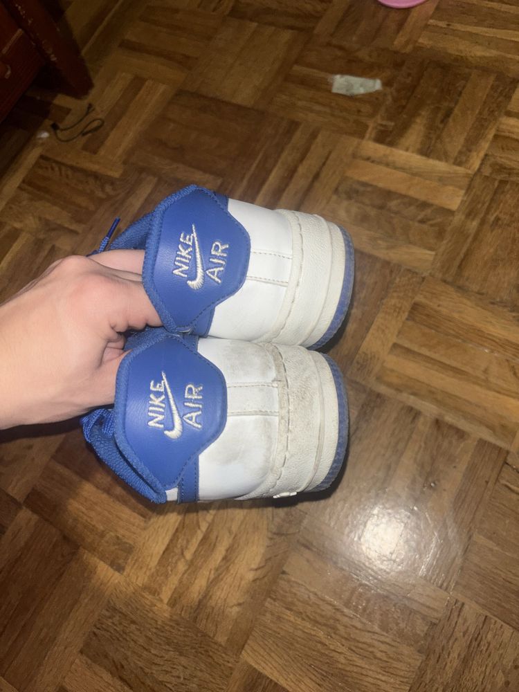 Nike air force 1 azul e branco 41