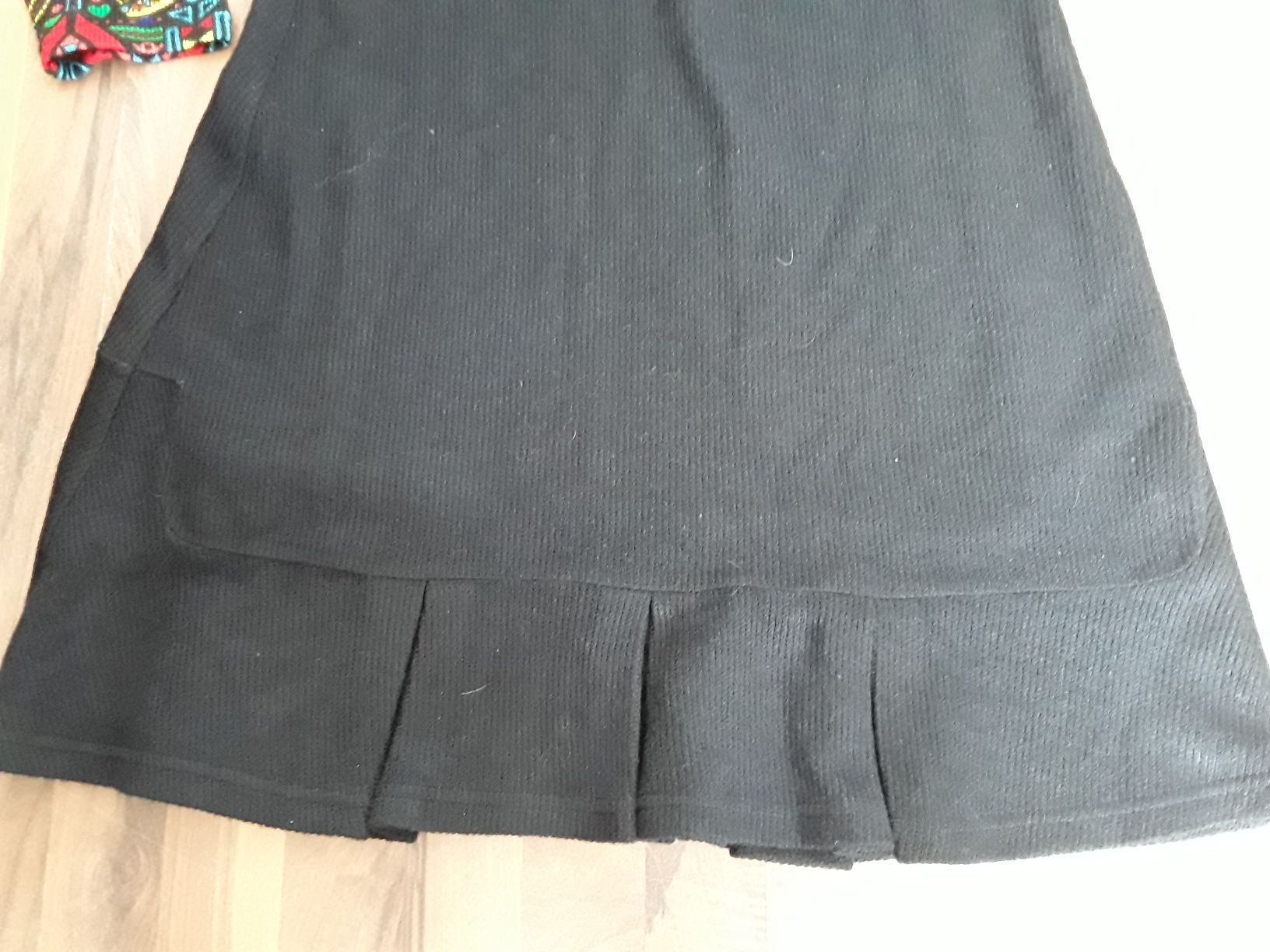 Vestido vintage preto com detalhes únicos tam. XXL