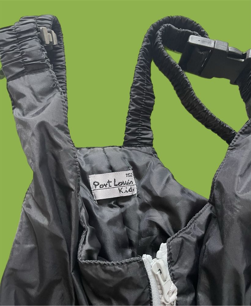 Spodnie zimowe ogrodniczki narciarskie Port Louis Kids 152cm unisex