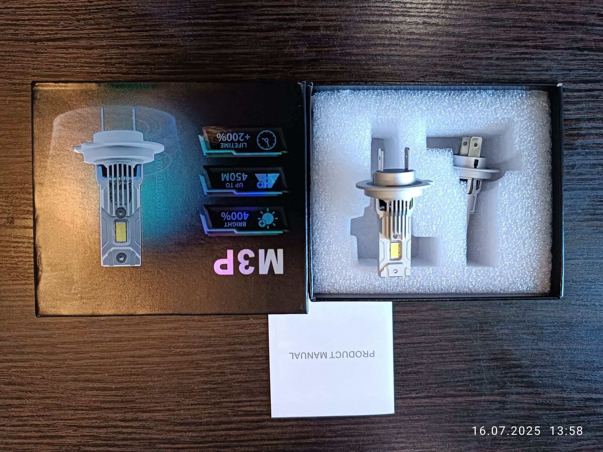 Автомобильная светодиодная LED лампа H7 M3P