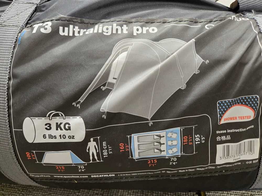 Tenda Campismo Quechua T3 Ultralight Pro