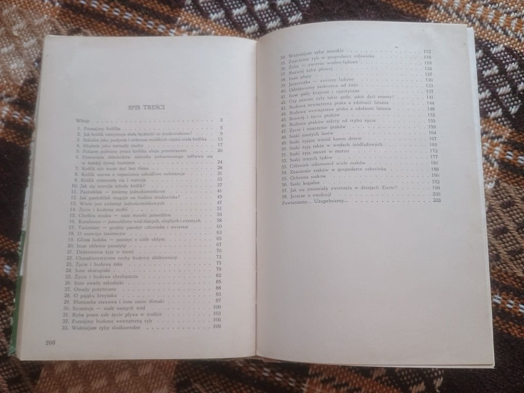 Zoologia kl. 7 - 1973r.
