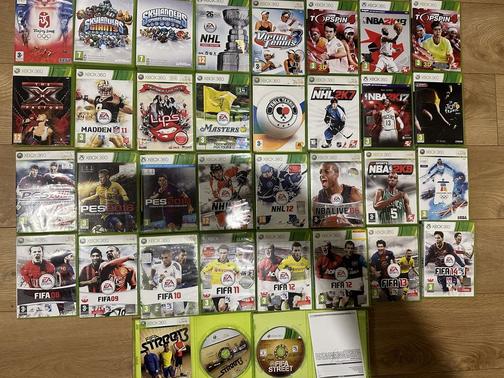 Gry Xbox360 one S X Series kinect lego rayman minecraft just dance F1